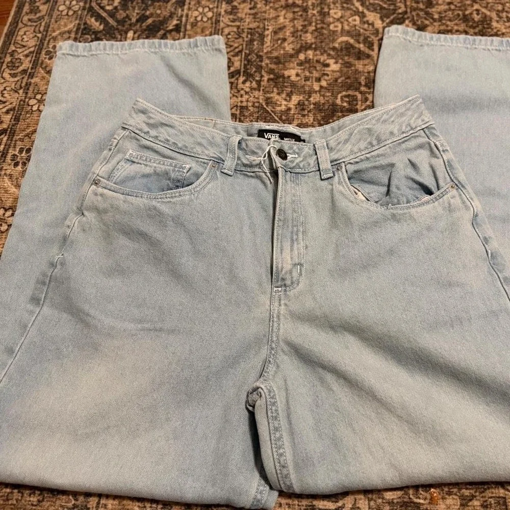 Vans Sirelle Light Wash Straight Leg Jeans Size 30 Skater Y2K Baggy Denim